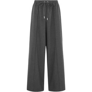 Aligne Lucy Bronze Aubrey Pinstripe Trousers Size 6 Grey